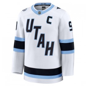 Trikot Utah Hockey Club Fanatics Premium Clayton Keller Weiss Auswärts - Herren
