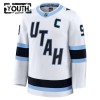 Trikot Utah Hockey Club Fanatics Premium Clayton Keller Weiss Auswärts - Kinder