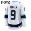 Trikot Utah Hockey Club Fanatics Premium Clayton Keller Weiss Auswärts - Kinder