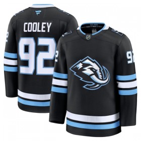Trikot Utah Hockey Club Fanatics Premium Logan Cooley 2025-26 Schwarz Heim - Herren