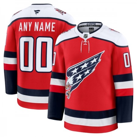 Washington Capitals Trikot Custom Fanatics Premium 2025-26 Rot Ausweich - Herren Washington Capitals Trikot Custom Fanatics Premium 2025-26 Rot Ausweich - Herren