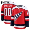 Washington Capitals Trikot Custom Fanatics Premium 2025-26 Rot Ausweich - Kinder Washington Capitals Trikot Custom Fanatics Premium 2025-26 Rot Ausweich - Kinder