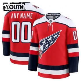 Washington Capitals Trikot Custom Fanatics Premium 2025-26 Rot Ausweich - Kinder