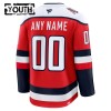 Washington Capitals Trikot Custom Fanatics Premium 2025-26 Rot Ausweich - Kinder