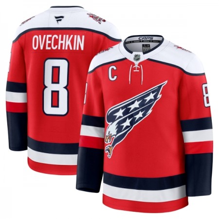 Washington Capitals Trikot Fanatics Premium Alex Ovechkin 2025-26 Rot Ausweich - Herren Washington Capitals Trikot Fanatics Premium Alex Ovechkin 2025-26 Rot Ausweich - Herren