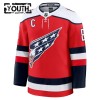 Washington Capitals Trikot Fanatics Premium Alex Ovechkin 2025-26 Rot Ausweich - Kinder