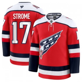 Washington Capitals Trikot Fanatics Premium Dylan Strome 2025-26 Rot Ausweich - Herren