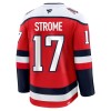 Washington Capitals Trikot Fanatics Premium Dylan Strome 2025-26 Rot Ausweich - Herren