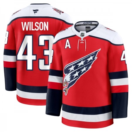 Washington Capitals Trikot Fanatics Premium Tom Wilson 2025-26 Rot Ausweich - Herren Washington Capitals Trikot Fanatics Premium Tom Wilson 2025-26 Rot Ausweich - Herren