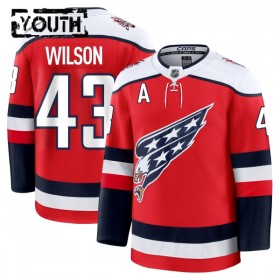 Washington Capitals Trikot Fanatics Premium Tom Wilson 2025-26 Rot Ausweich - Kinder