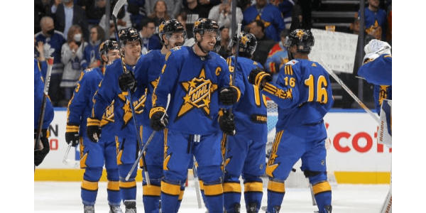 Auston Matthews führt das Team mit 7:4 gegen McDavid an und gewinnt den All-Star-Game-Titel Auston Matthews führt das Team mit 7:4 gegen McDavid an und gewinnt den All-Star-Game-Titel