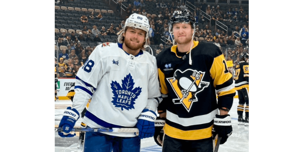 Duell zwischen den Nylander-Brüdern Duell zwischen den Nylander-Brüdern
