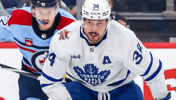 Auston Matthews erzielt sein 40. Saisontor und erreicht den Meilenstein von 600 Karrierepunkten