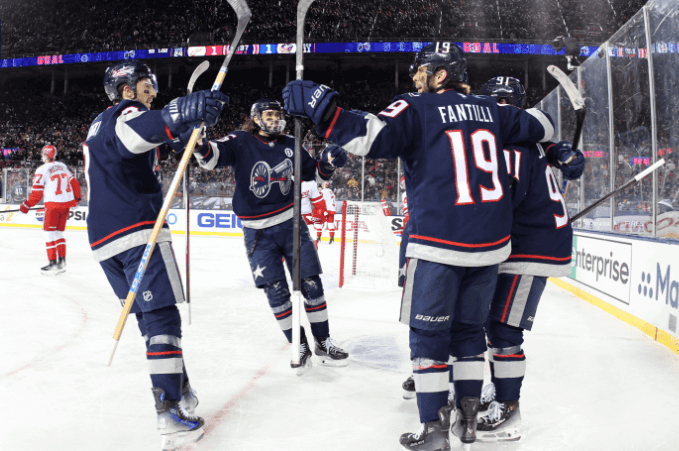 Blue Jackets besiegen Red Wings mit Biss und Entschlossenheit