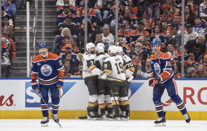 Die Oilers erlitten in den letzten 0,4 Sekunden des Spiels einen fatalen Rückschlag gegen die Golden Knights