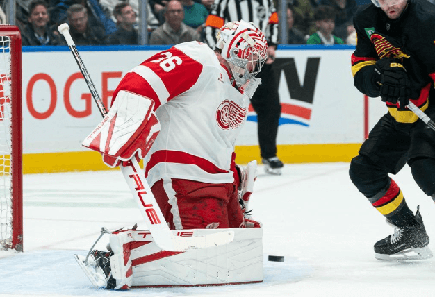 Gibson hält Canucks in Schach, Red Wings sichern sich wichtigen Sieg
