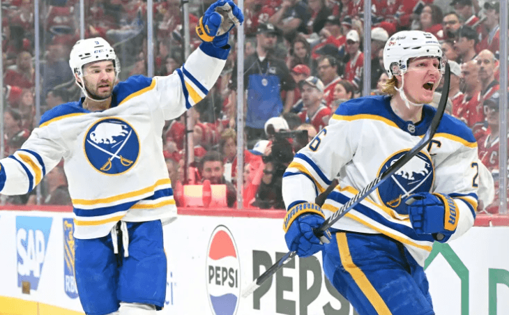 Von 1:3 auf 8:3! Die Sabres drehen das Spiel und erzwingen ein entscheidendes siebtes Spiel